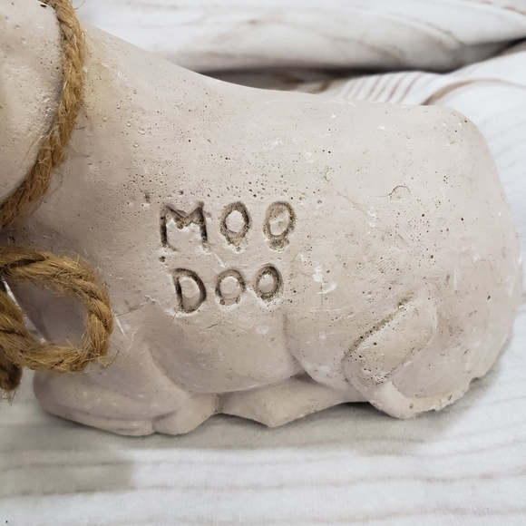 Dung Buddy Moo Doo Cow Garden Sculpture Vintage Zoo Doo Compost Company 1994 - Picture 5 of 10